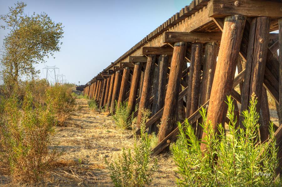 A dry stretch of riverbed